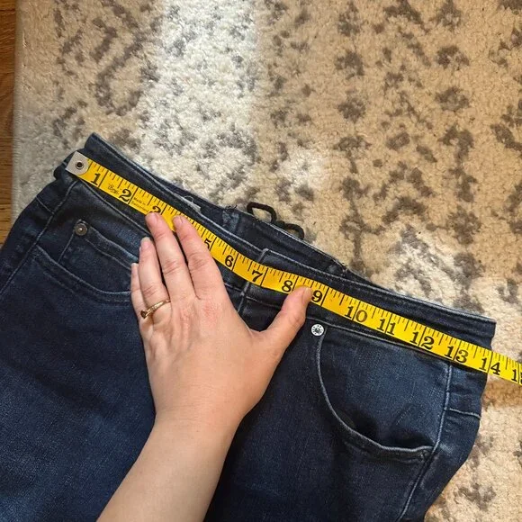 FREE PEOPLE We The Free CRVY Ma Cherie Bell Bottom Jean | 28 | super flare denim - Picture 11 of 12